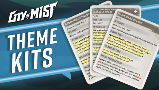 Theme Kits in City of Mist TTRPG
