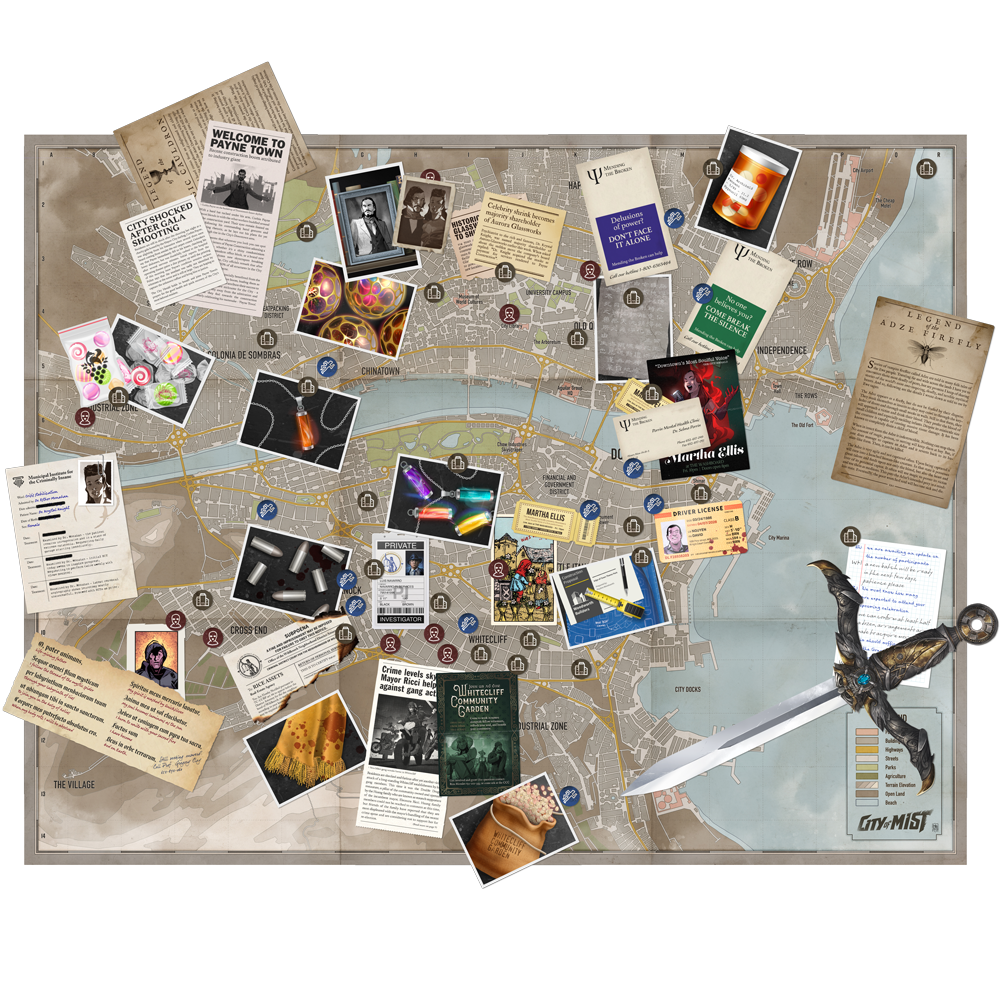 Crime Board City Map