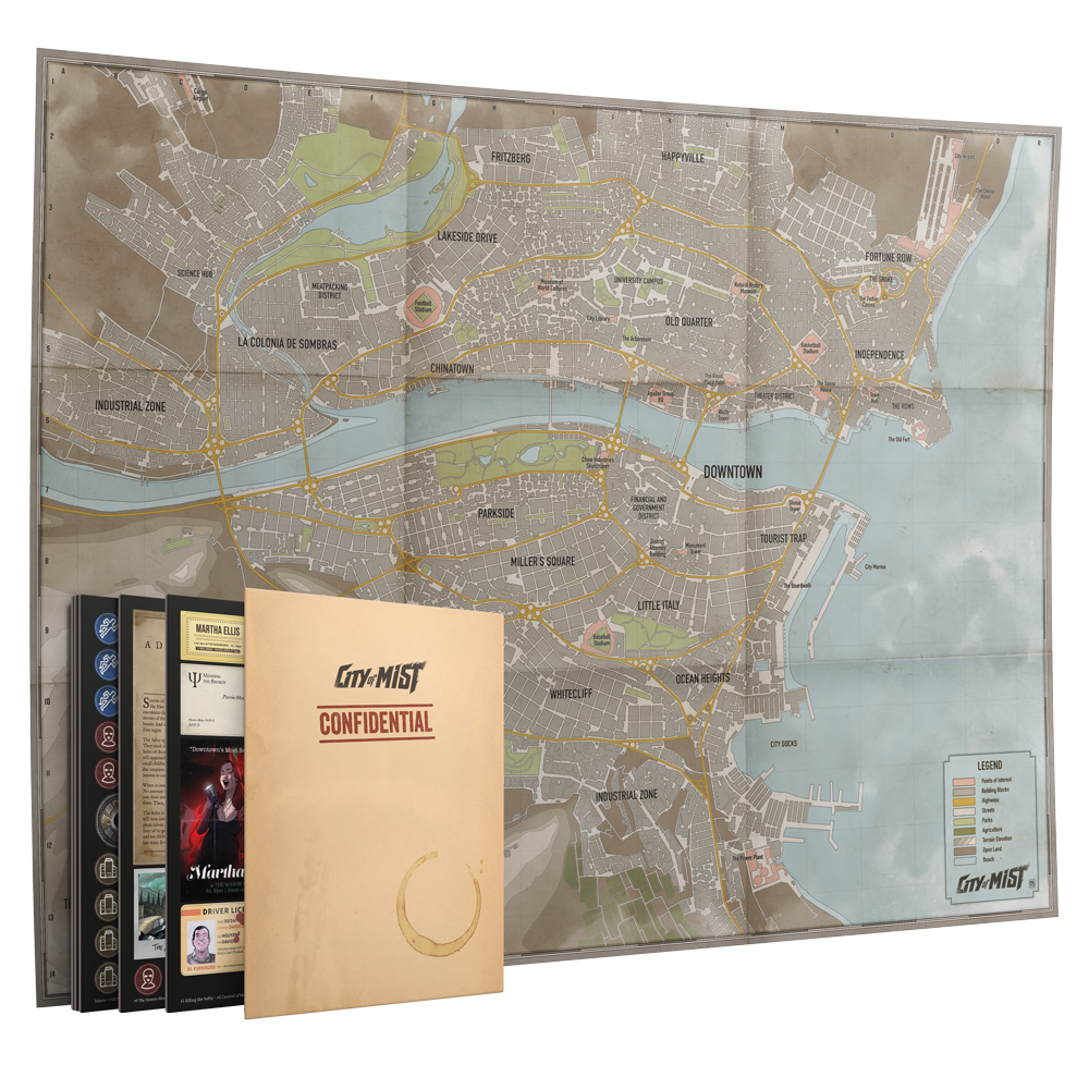 Crime Board City Map