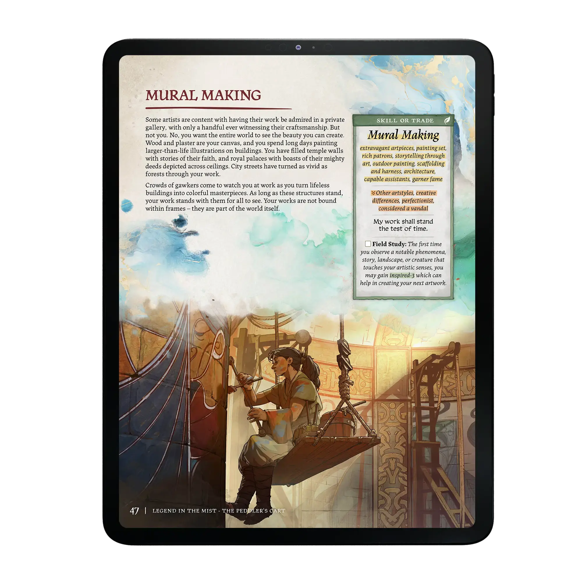 Legend in the Mist - Peddler's Cart (PDF)