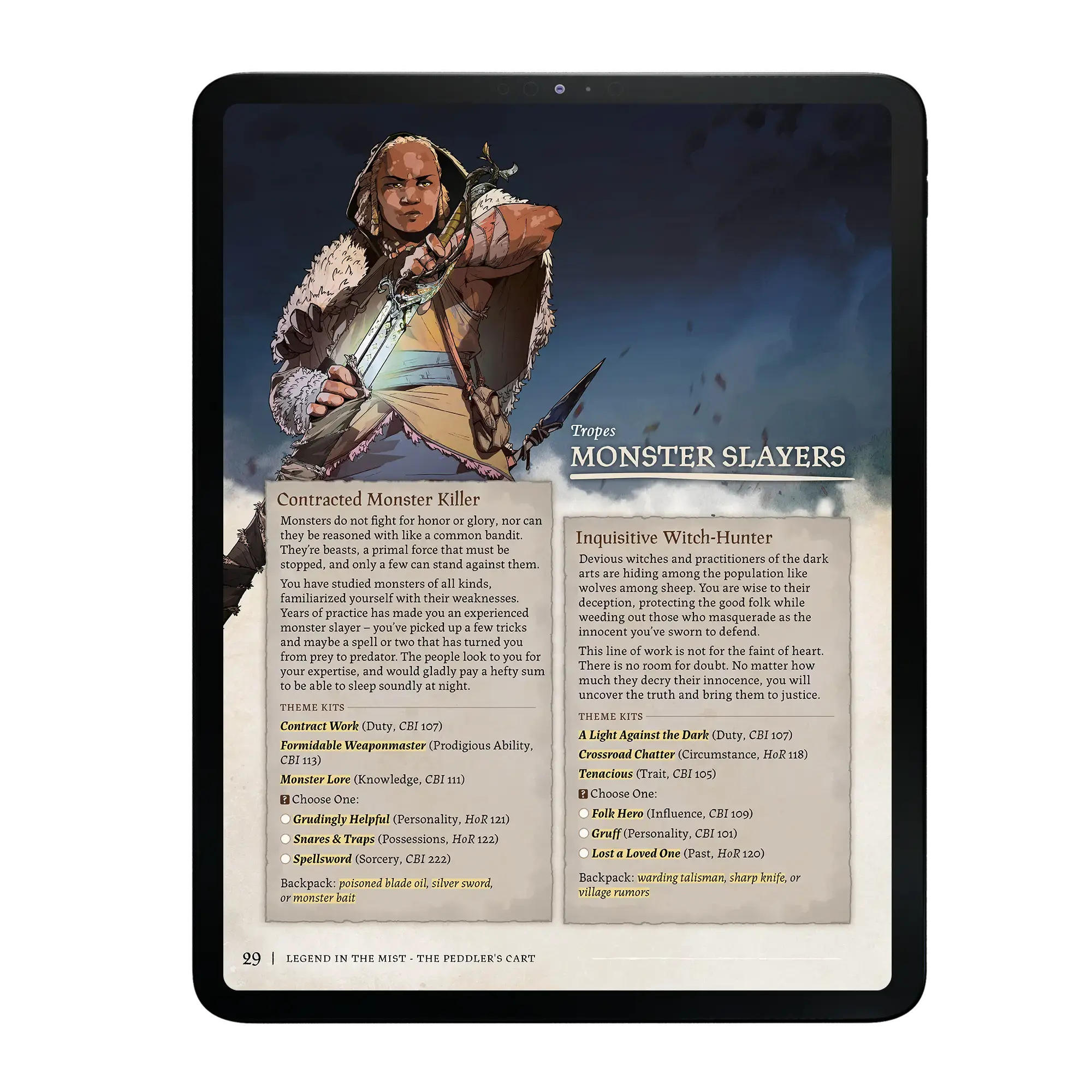 Legend in the Mist - Peddler's Cart (PDF)