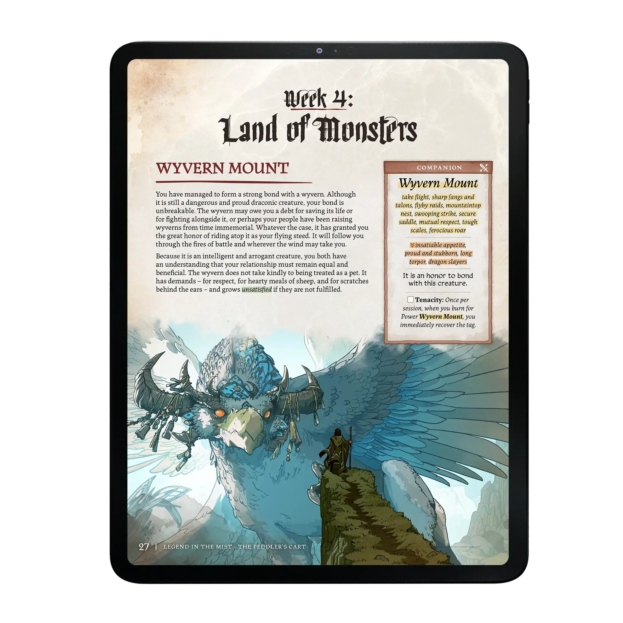 Legend in the Mist - Peddler's Cart (PDF)