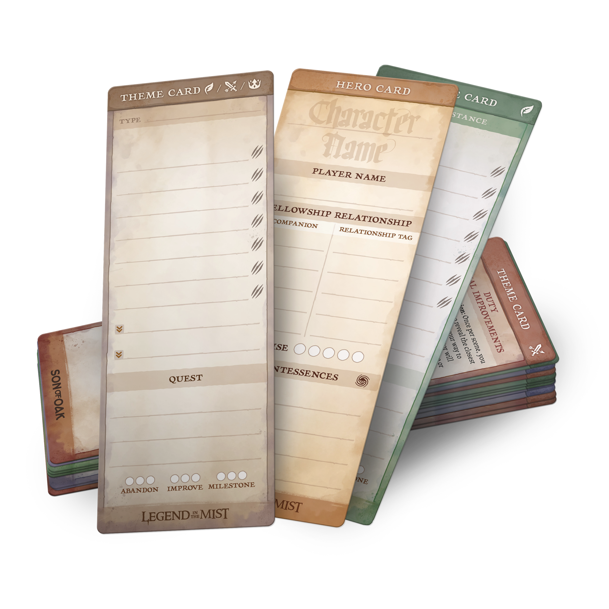 Theme Cards (60) - Legend in the Mist (Retail)