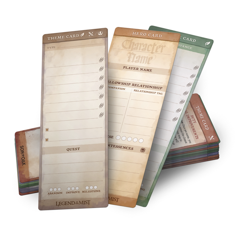 Theme Cards (60) - Legend in the Mist