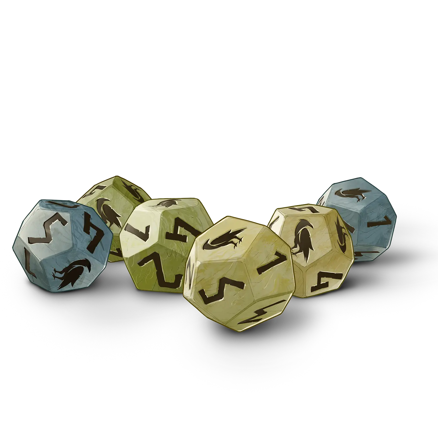 River Pebble Dice (8) - Legend in the Mist (Pre-Order)