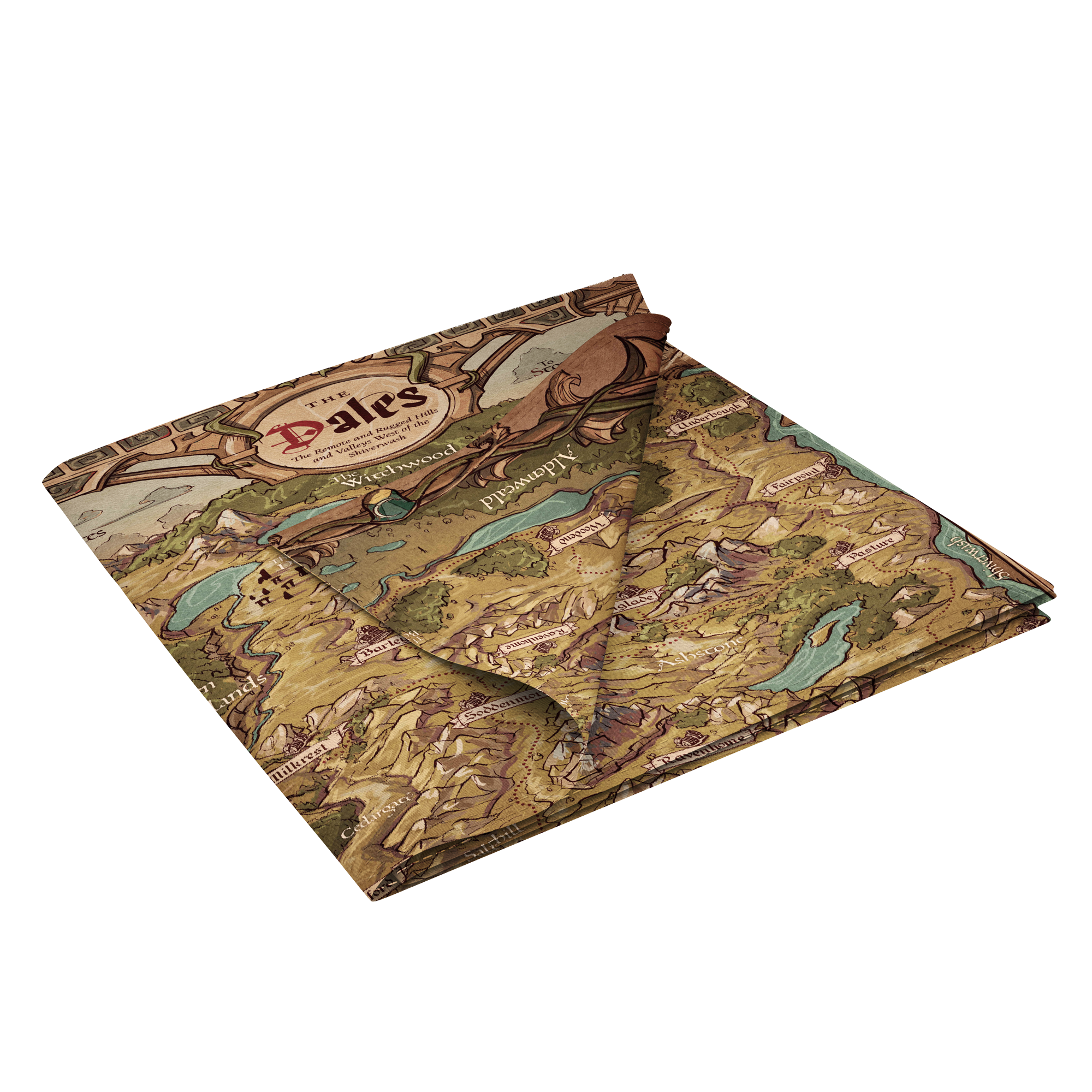 Cloth Map of the Dales - Legend in the Mist (Retail)