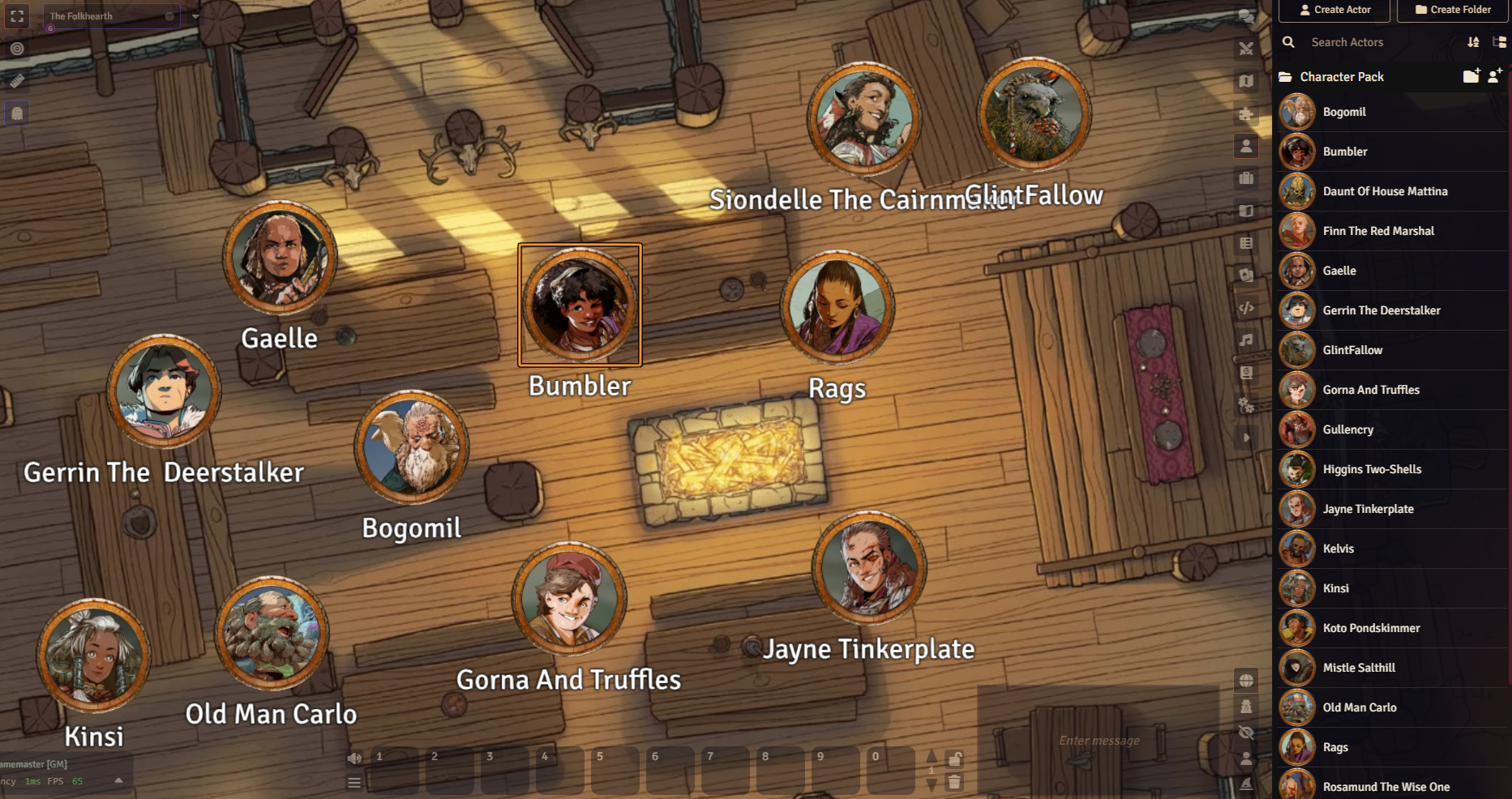 Legend In The Mist Foundry VTT Character Pack