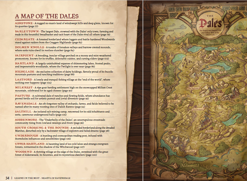 Hearts of Ravensdale - Setting Book - Legend in the Mist (Pre-Order)