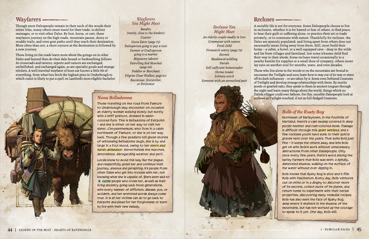 Hearts of Ravensdale - Setting Book - Legend in the Mist (Pre-Order)