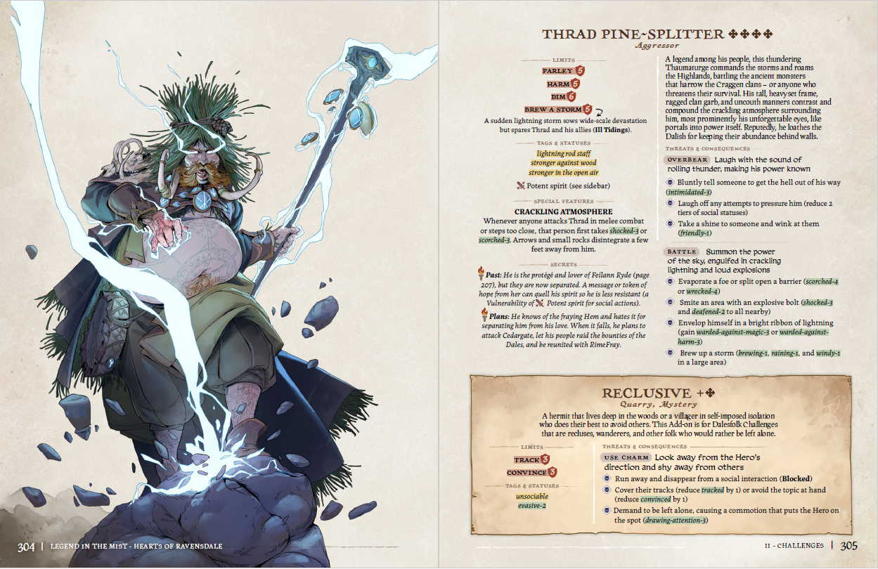 Hearts of Ravensdale - Setting Book - Legend in the Mist (Pre-Order)