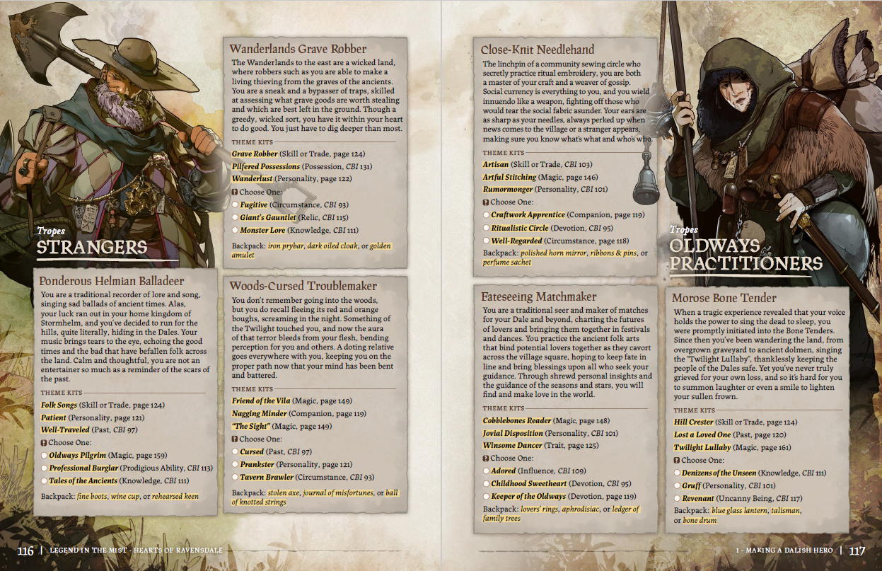 Hearts of Ravensdale - Setting Book - Legend in the Mist (Pre-Order)