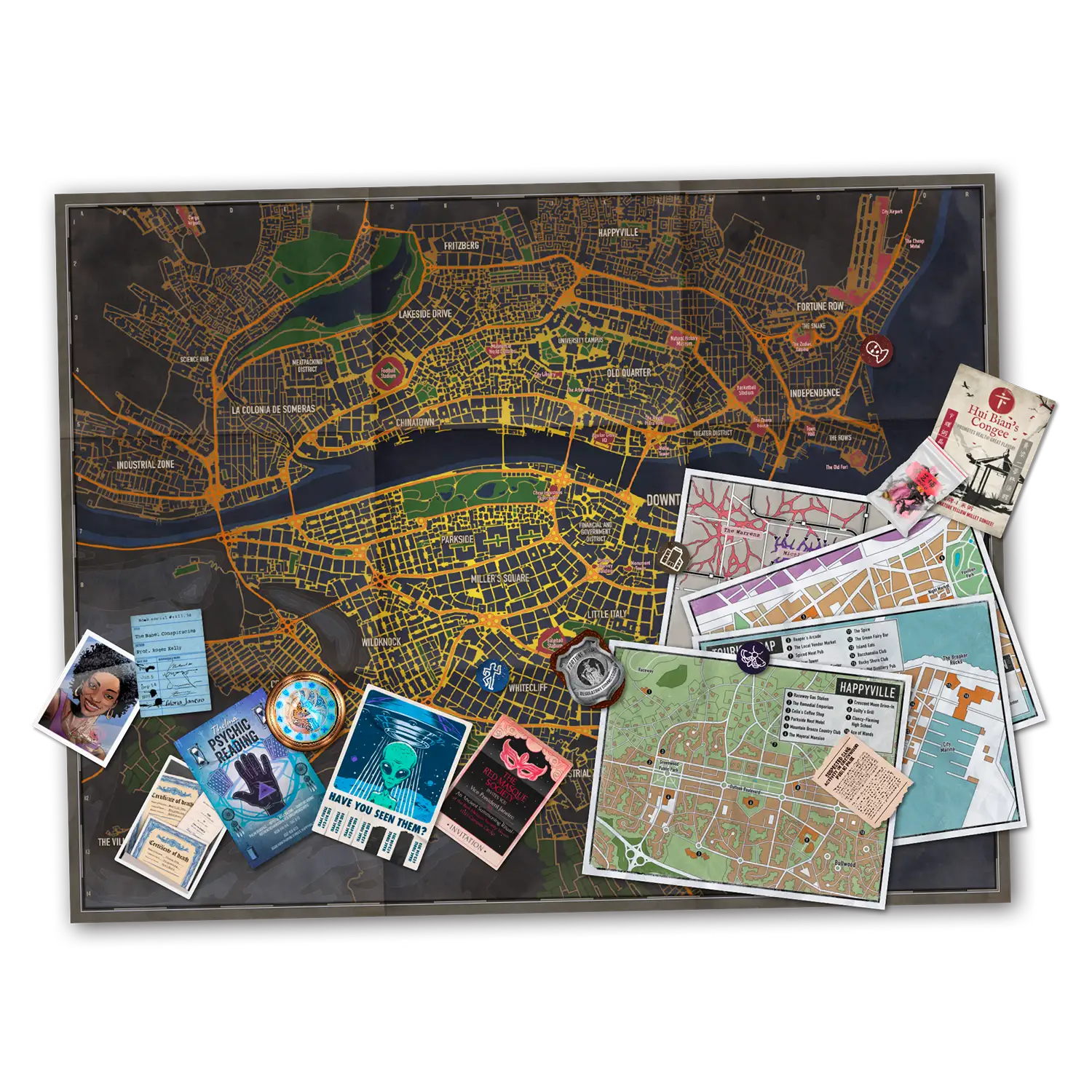 Crime Board City Map 2