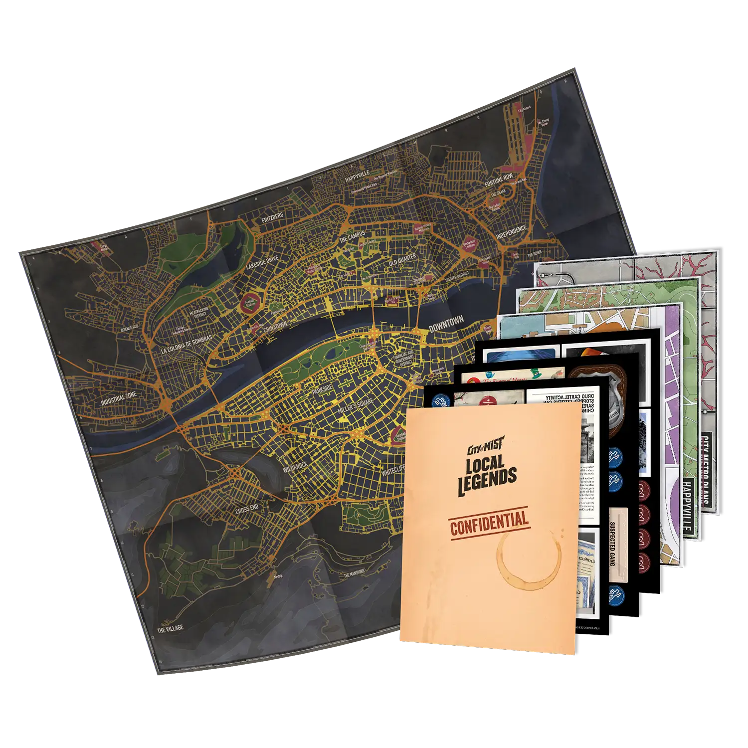 Crime Board City Map 2