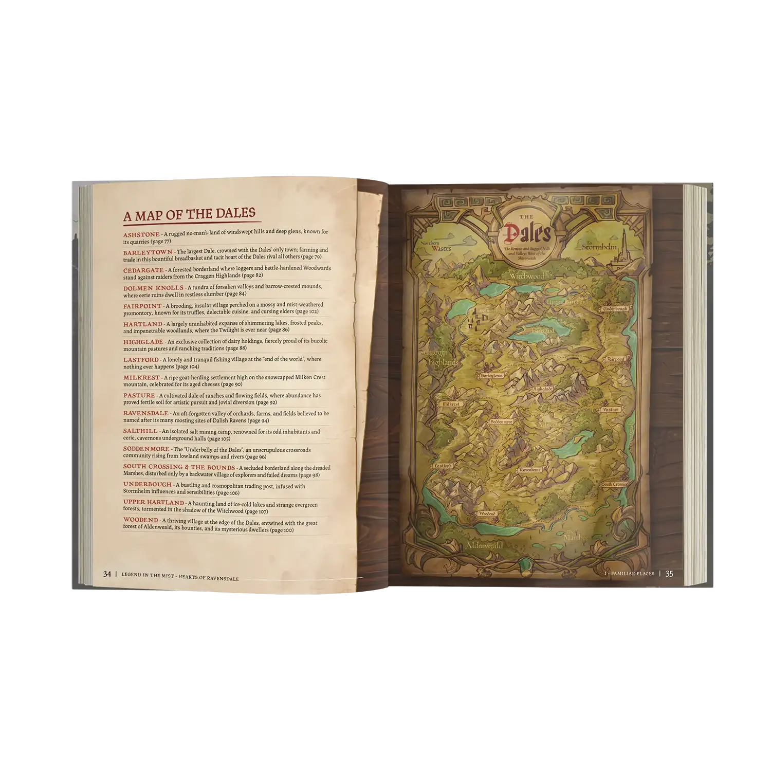 Hearts of Ravensdale Setting Book - Legend in the Mist (PDF)