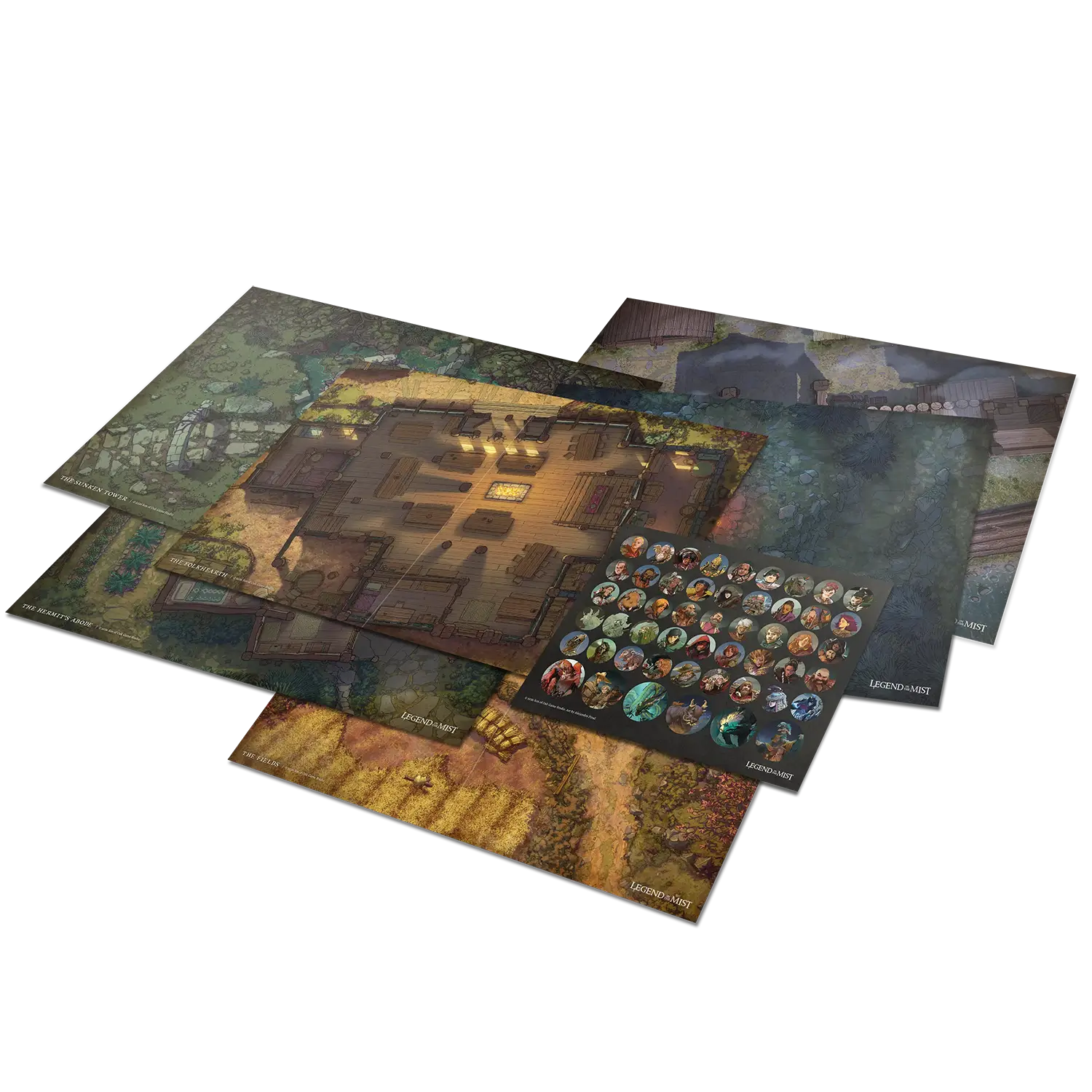 Scene Maps & Tokens - Legend in the Mist (Pre-Order)