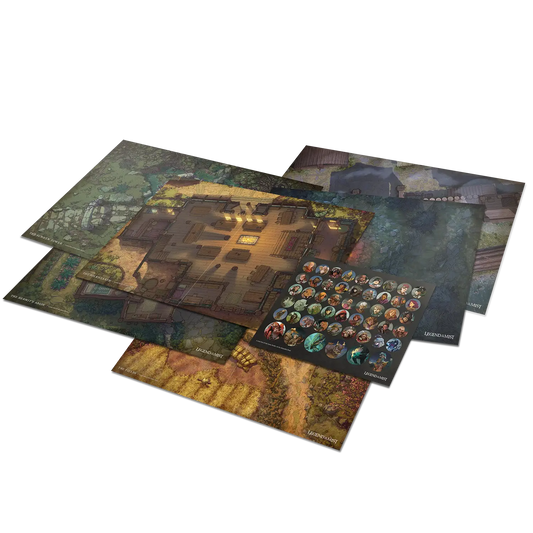Scene Maps & Tokens - Legend in the Mist (Pre-Order)