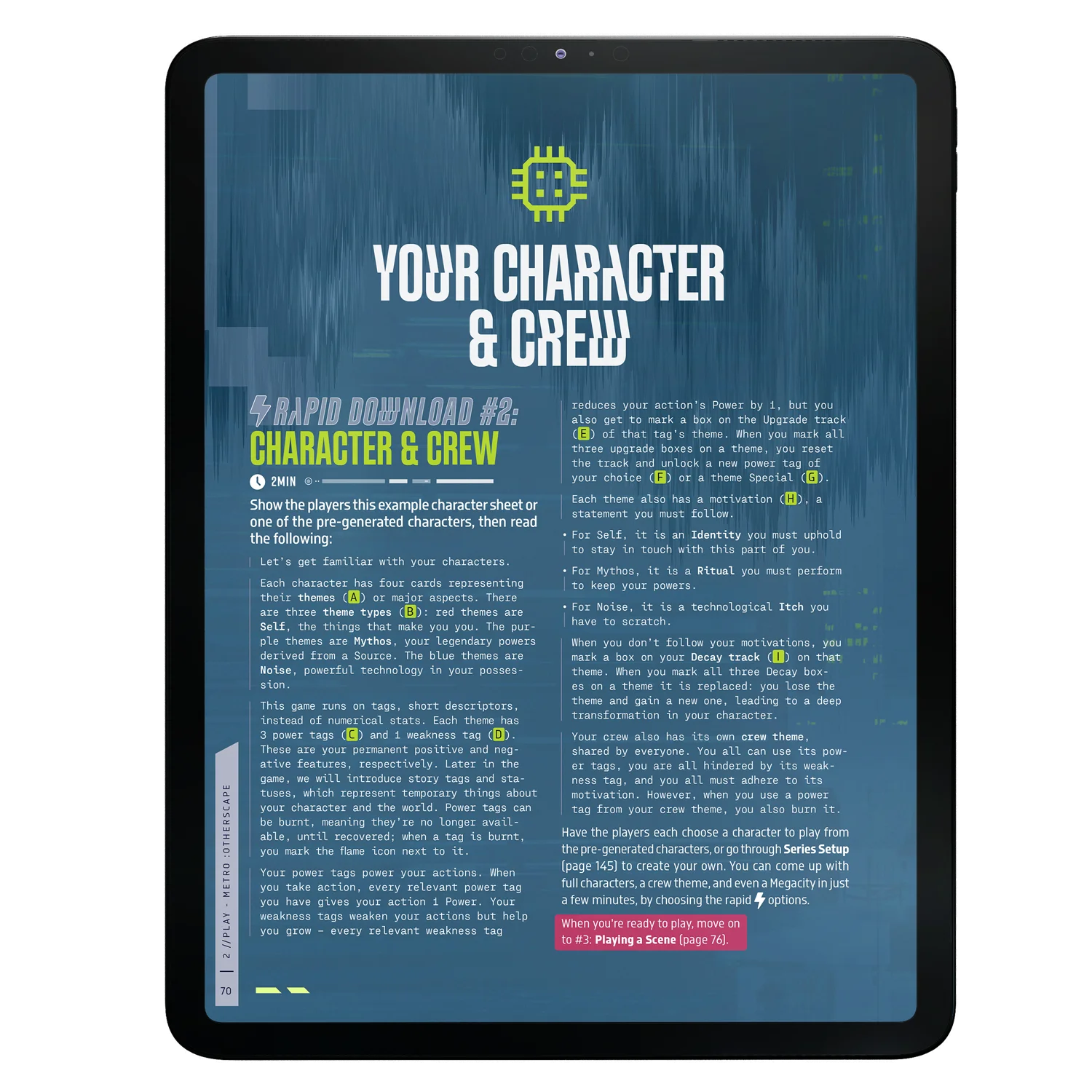 Metro:Otherscape Corebook PDF